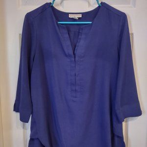 Dana Buchman Blue Blouse